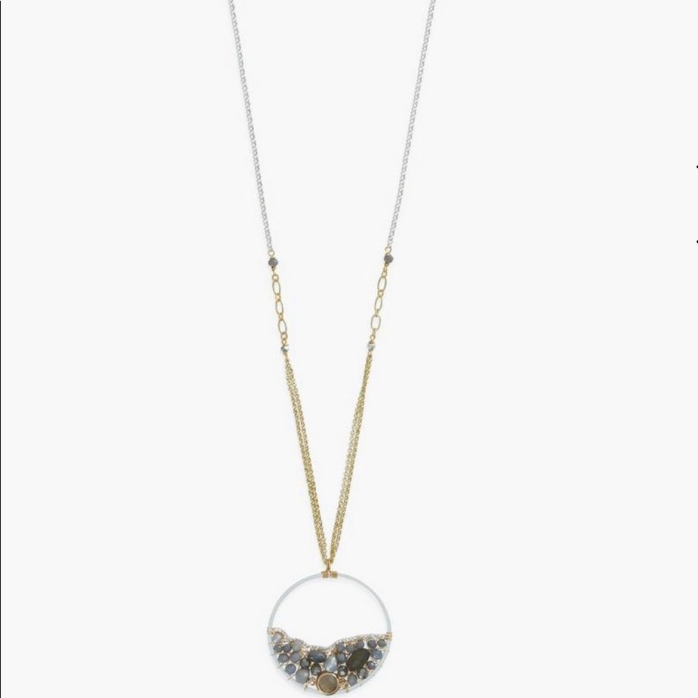 Lucky Brand Circle Pendant Necklace